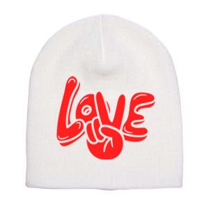 Love Short Acrylic Beanie