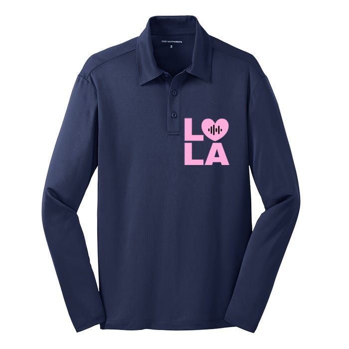 Lola Silk Touch Performance Long Sleeve Polo