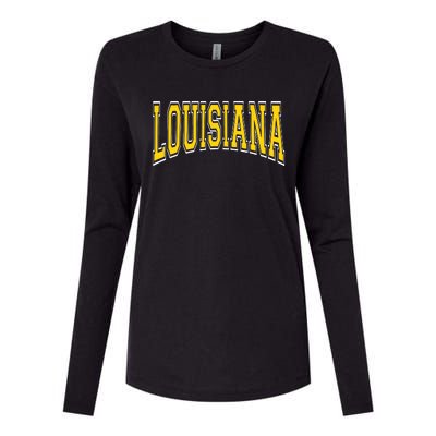 Louisiana Womens Cotton Relaxed Long Sleeve T-Shirt