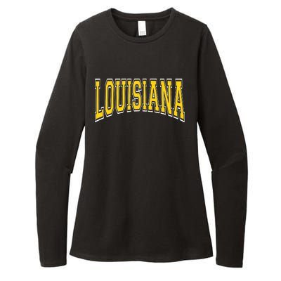 Louisiana Womens CVC Long Sleeve Shirt