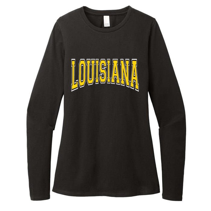 Louisiana Womens CVC Long Sleeve Shirt