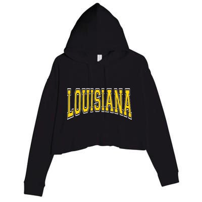 Louisiana Crop Fleece Hoodie