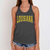 Louisiana Women's Knotted Racerback Tank