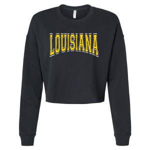 Louisiana Cropped Pullover Crew