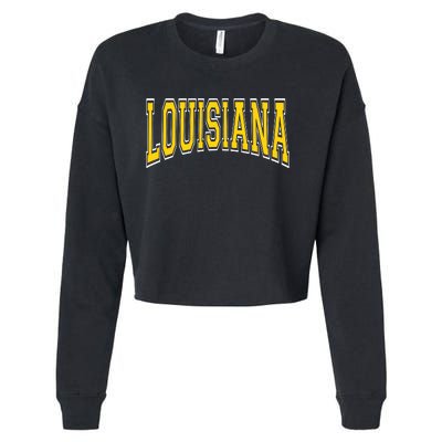 Louisiana Cropped Pullover Crew