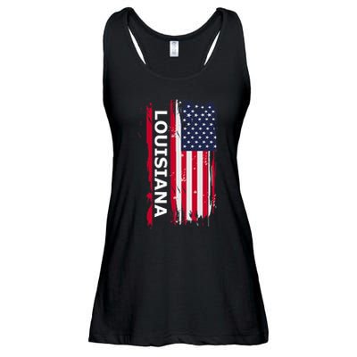 Louisiana Ladies Essential Flowy Tank
