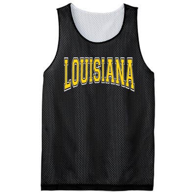 Louisiana Mesh Reversible Basketball Jersey Tank