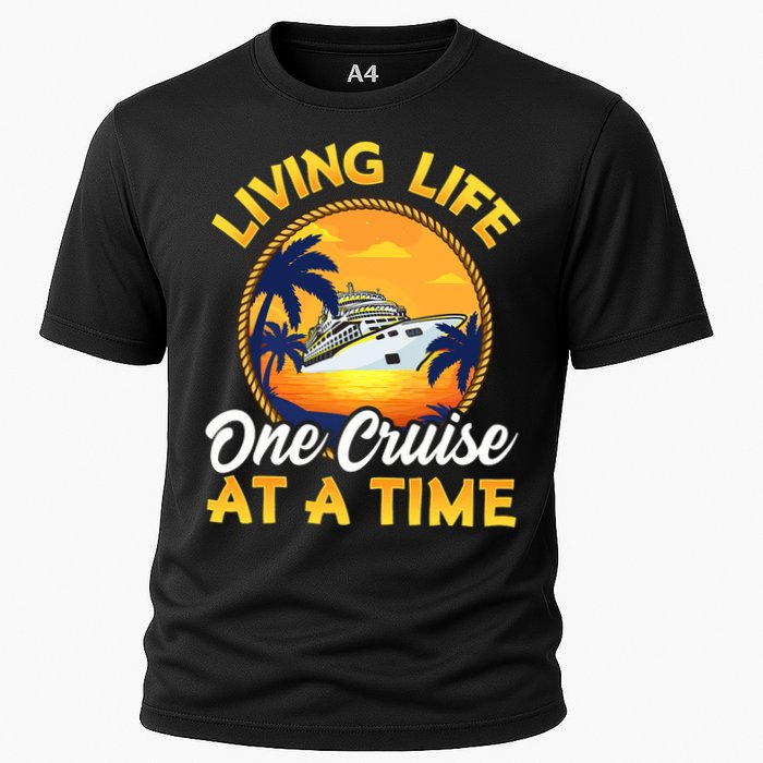 Living Life One Cruise At A Time Cooling Performance Crew T-Shirt
