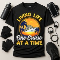 Living Life One Cruise At A Time Cooling Performance Crew T-Shirt