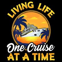 Living Life One Cruise At A Time Cooling Performance Crew T-Shirt