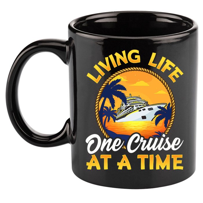 Living Life One Cruise At A Time 11oz C Handle Ceramic Mug