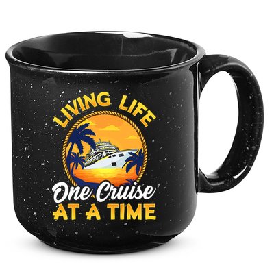 Living Life One Cruise At A Time 15oz Campfire Ceramic Mug