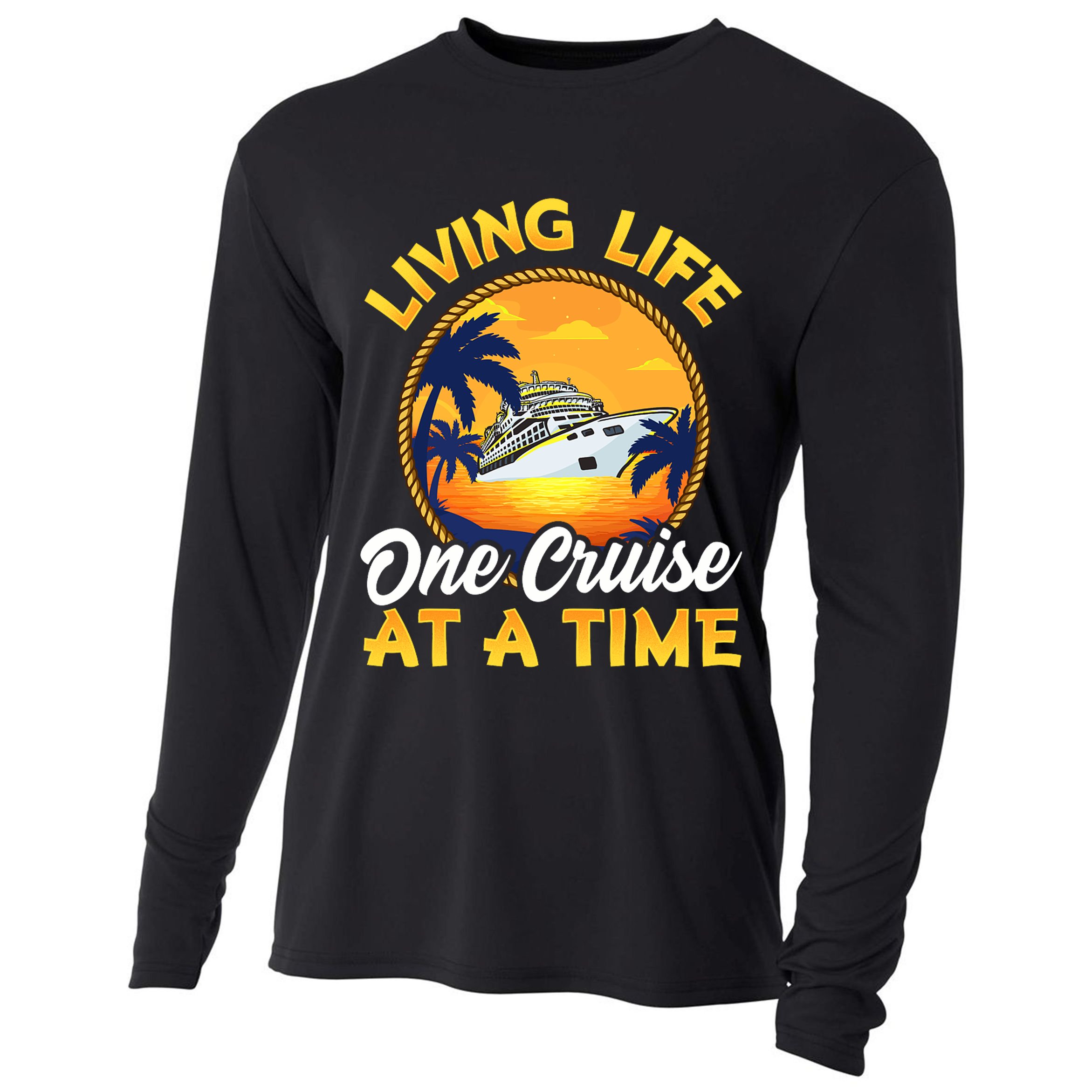 Living Life One Cruise At A Time Cooling Performance Long Sleeve Crew