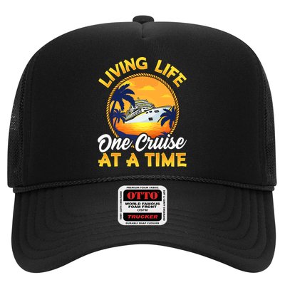 Living Life One Cruise At A Time Trucker Hat