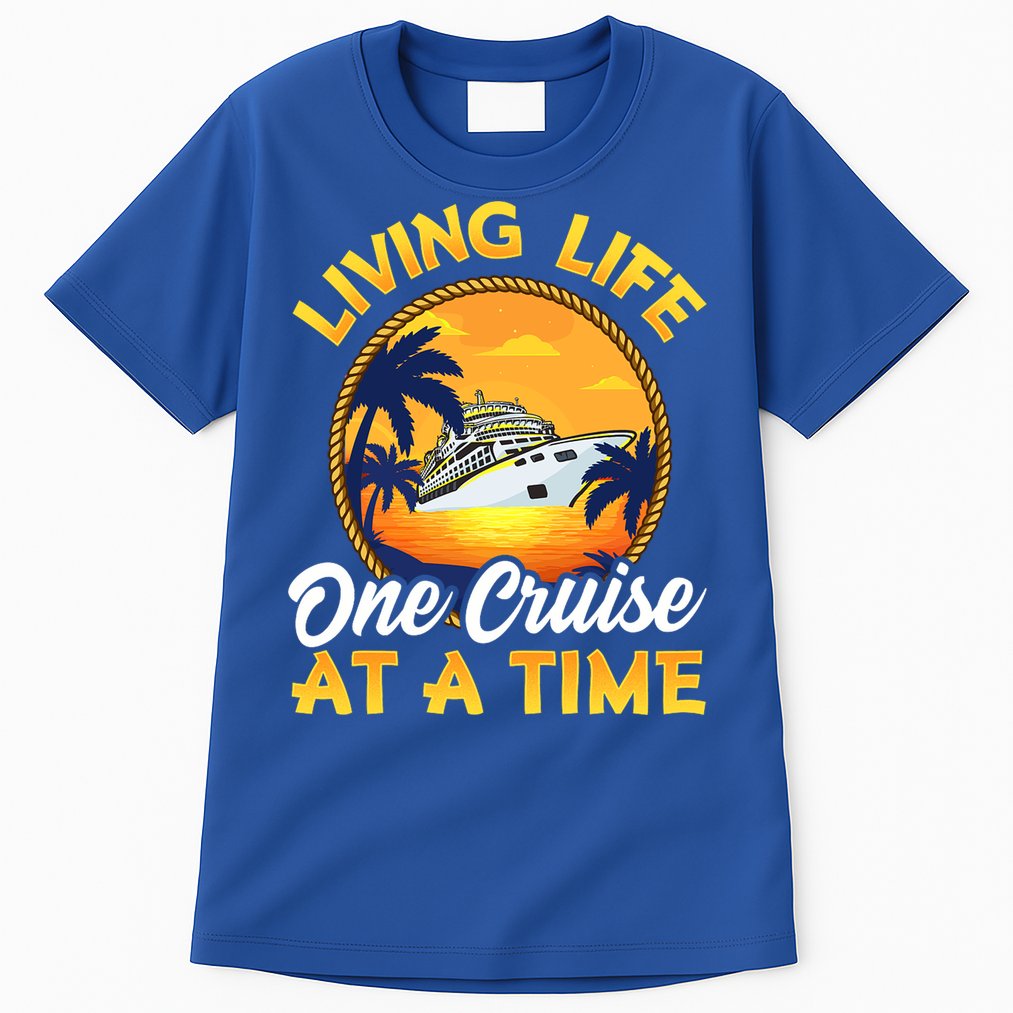 Living Life One Cruise At A Time Tall T-Shirt