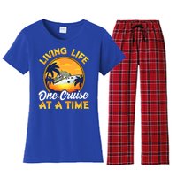 Living Life One Cruise At A Time Women's Flannel Pajama Set