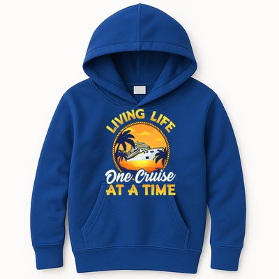 Living Life One Cruise At A Time Kids Hoodie