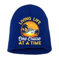 Living Life One Cruise At A Time Short Acrylic Beanie