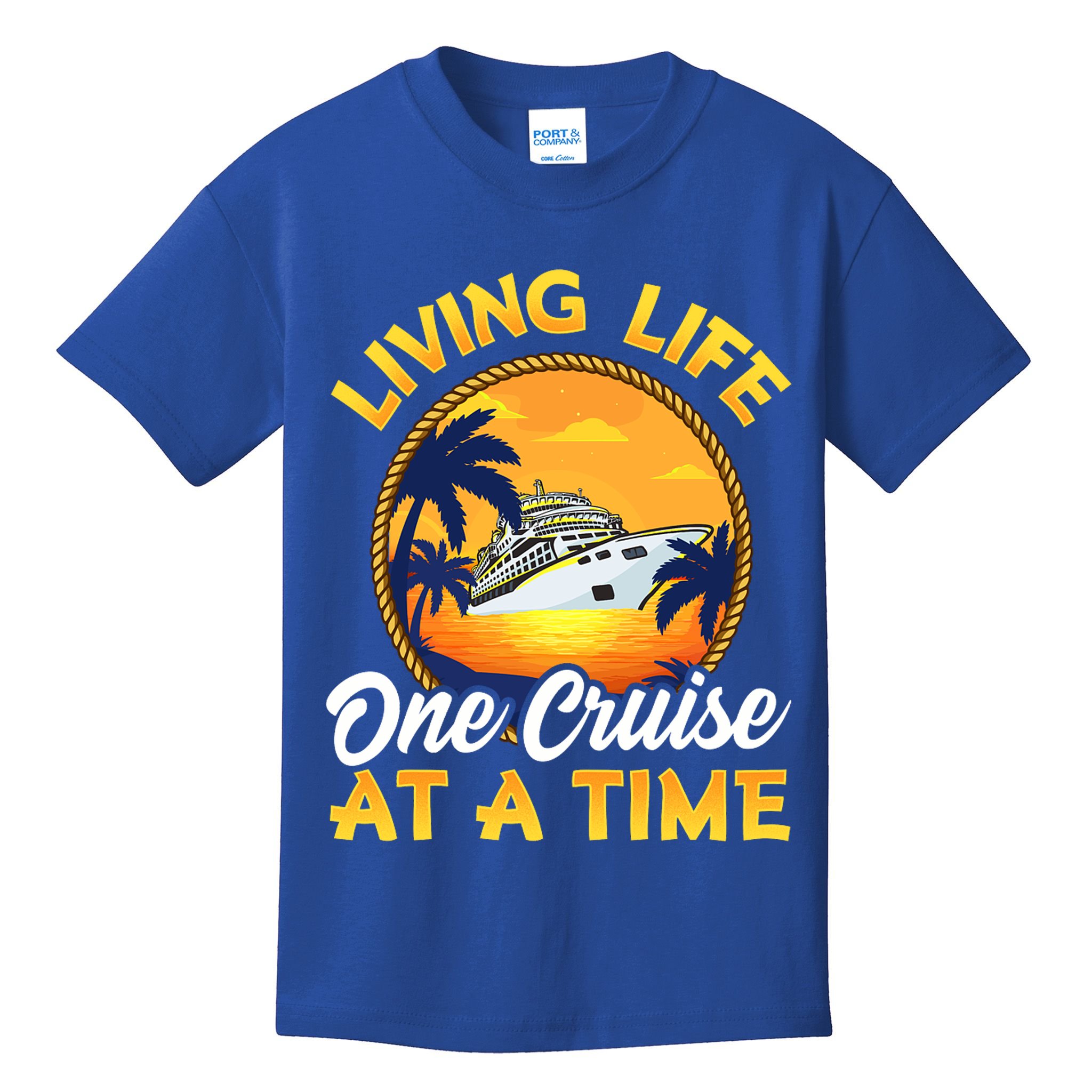 Living Life One Cruise At A Time Kids T-Shirt