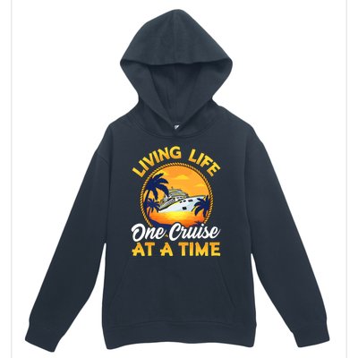 Living Life One Cruise At A Time Urban Pullover Hoodie