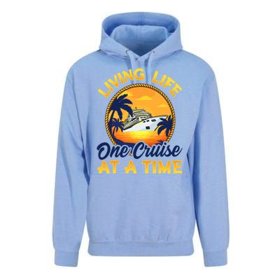 Living Life One Cruise At A Time Unisex Surf Hoodie