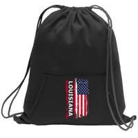 Louisiana Sweatshirt Cinch Pack Bag