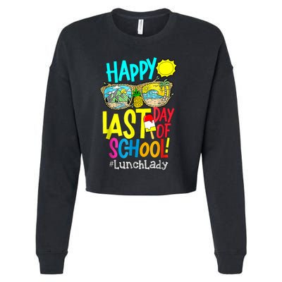 Lunch Lady Off Duty Last Day Of School Summer Break Cropped Pullover Crew