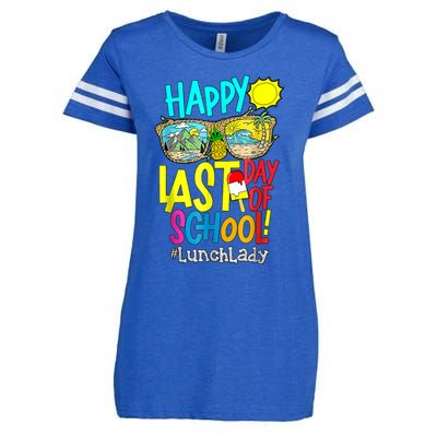 Lunch Lady Off Duty Last Day Of School Summer Break Enza Ladies Jersey Football T-Shirt