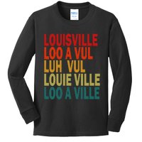 Louisville Kids Long Sleeve Shirt