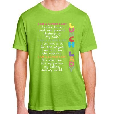 Lunch Lady Proud Lunch Lady Gift For Cafeteria Worker Cafeteria Squad Adult ChromaSoft Performance T-Shirt