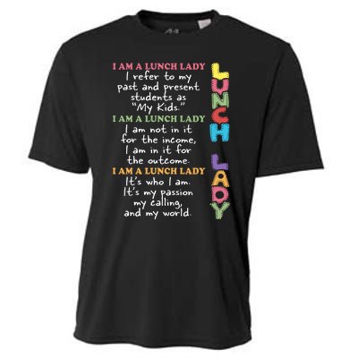 Lunch Lady Proud Lunch Lady Gift For Cafeteria Worker Cafeteria Squad Cooling Performance Crew T-Shirt