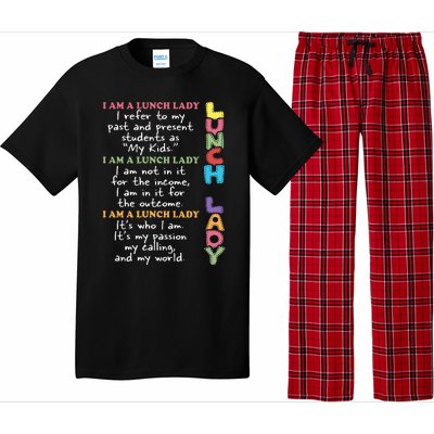 Lunch Lady Proud Lunch Lady Gift For Cafeteria Worker Cafeteria Squad Pajama Set