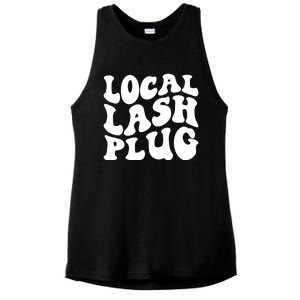 Local Lash Plug Lash Artist Eyelash Lash Tech Gift Ladies PosiCharge Tri-Blend Wicking Tank