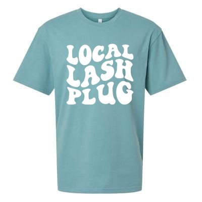 Local Lash Plug Lash Artist Eyelash Lash Tech Gift Sueded Cloud Jersey T-Shirt