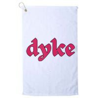 Lgbtq Lesbian Pride Party Dyke Pride Party Group Platinum Collection Golf Towel