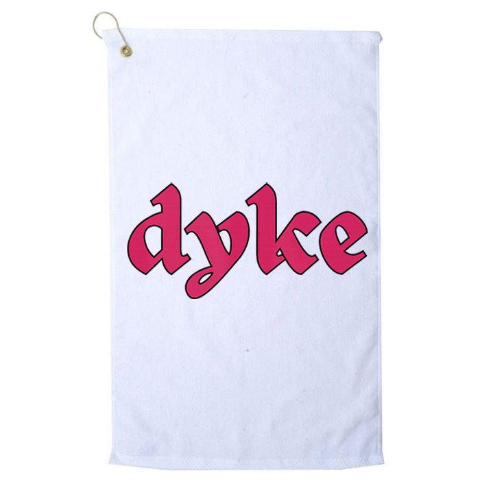 Lgbtq Lesbian Pride Party Dyke Pride Party Group Platinum Collection Golf Towel