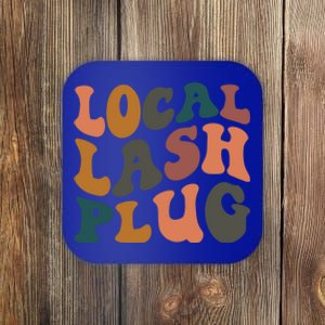 Local Lash Plug Lash Tech Lash Artist Retro Eyelash Gift Coaster