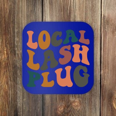 Local Lash Plug Lash Tech Lash Artist Retro Eyelash Gift Coaster