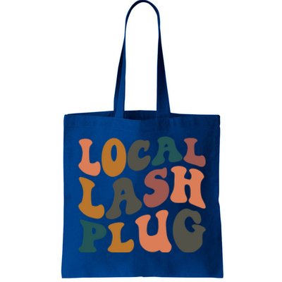 Local Lash Plug Lash Tech Lash Artist Retro Eyelash Gift Tote Bag