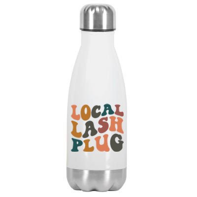 Local Lash Plug Lash Tech Lash Artist Retro Eyelash Gift Stainless Steel Insulated Water Bottle