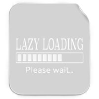 Lazy Loading… Please Wait Funny Tech Permanent Decal Sticker