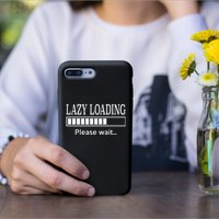 Lazy Loading… Please Wait Funny Tech Permanent Decal Sticker