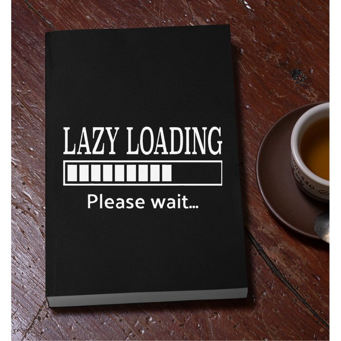 Lazy Loading… Please Wait Funny Tech Permanent Decal Sticker