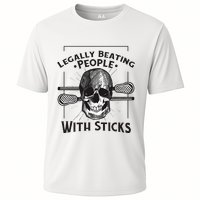 Lacrosse Lacrosse Player Stick Quote Cooling Performance Crew T-Shirt