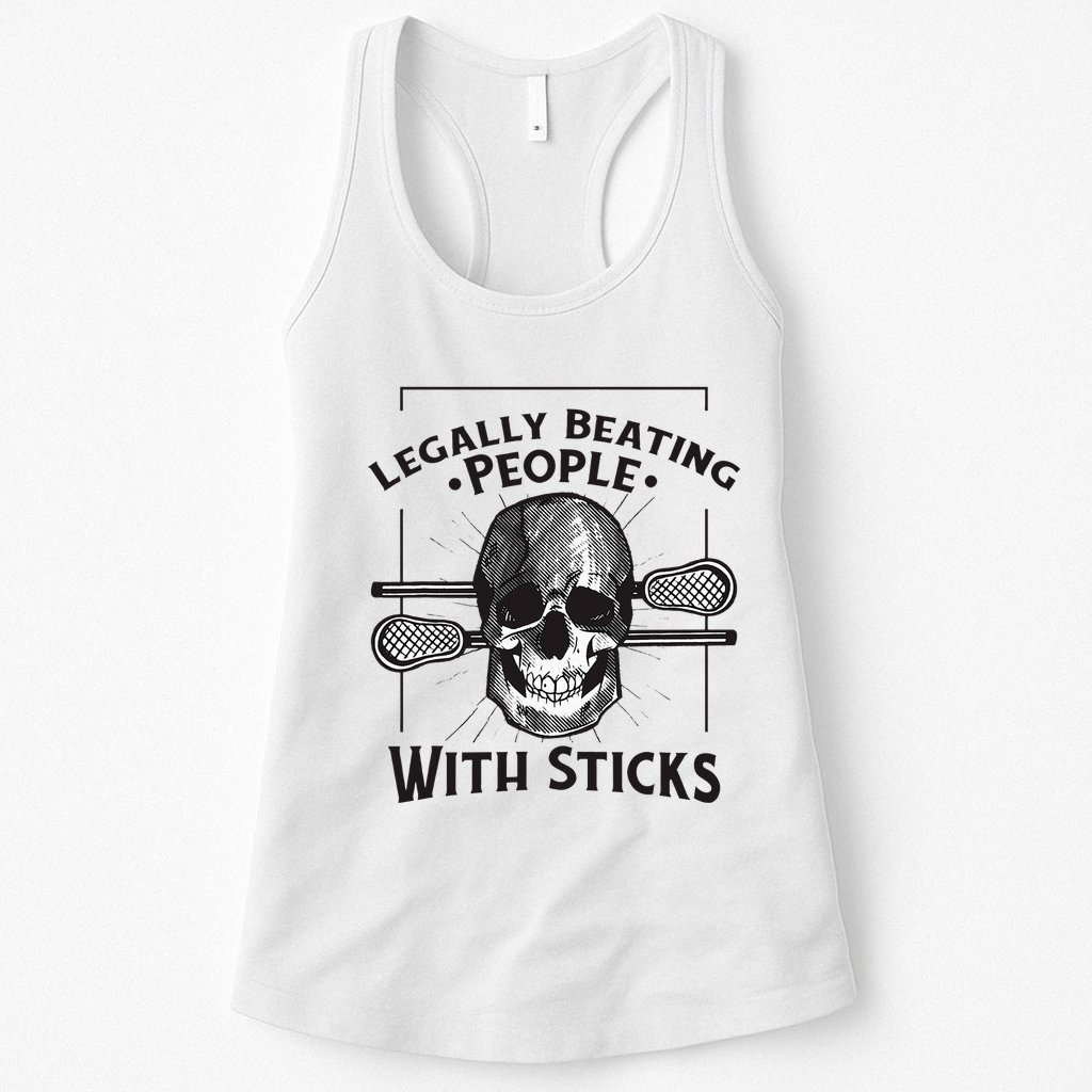 Lacrosse Lacrosse Player Stick Quote Womens Tank Top