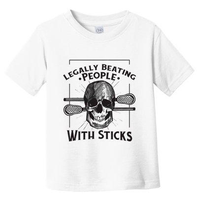 Lacrosse Lacrosse Player Stick Quote Toddler T-Shirt