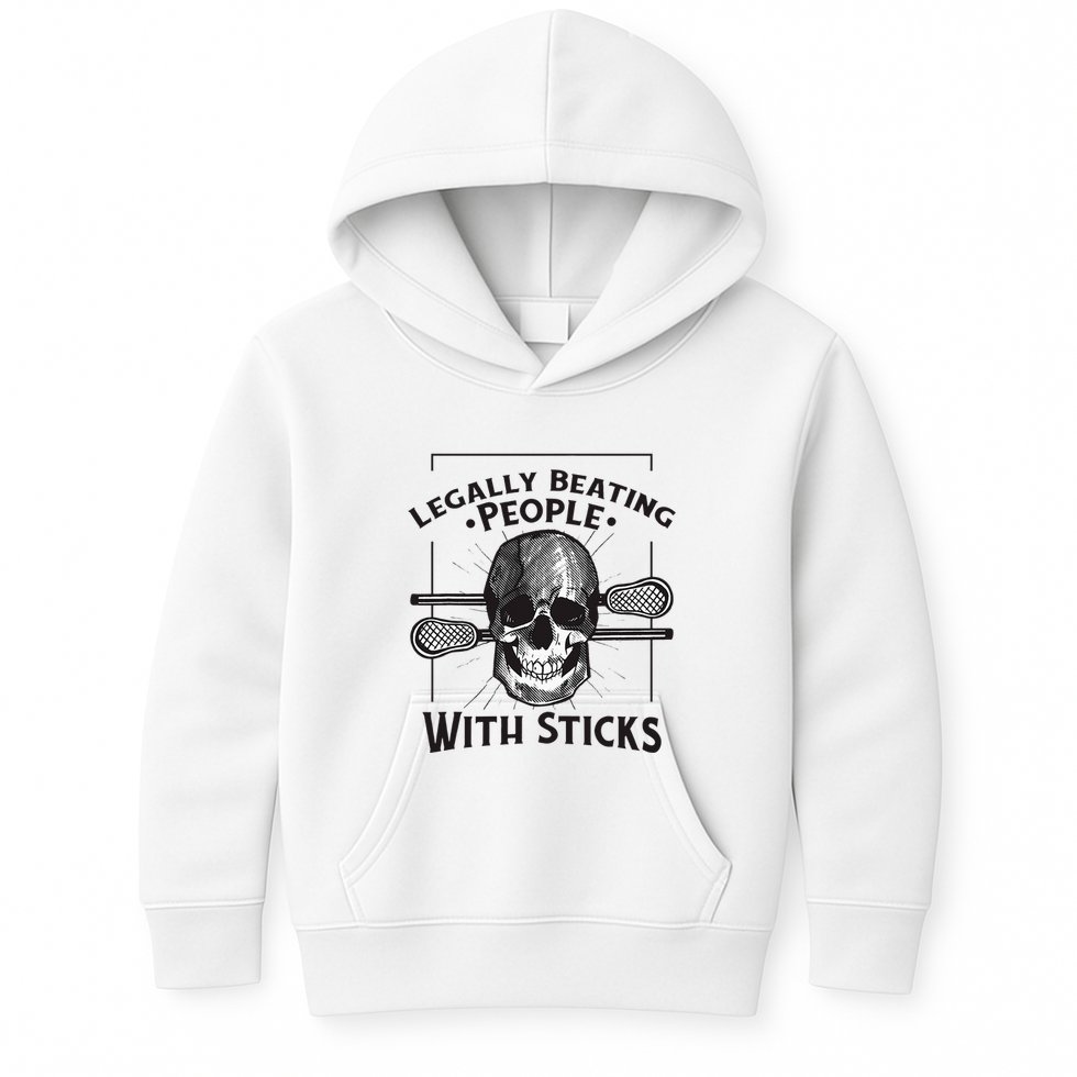 Lacrosse Lacrosse Player Stick Quote Kids Hoodie