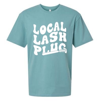 Local Lash Plug Technician Lash Tech Esthetician Sueded Cloud Jersey T-Shirt