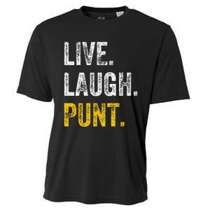 Live Laugh Punt Funny Punts Iowa Lover  Cooling Performance Crew T-Shirt