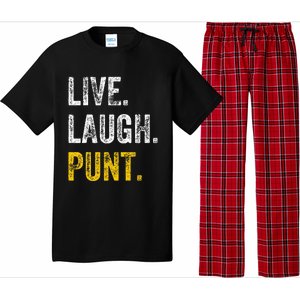 Live Laugh Punt Funny Punts Iowa Lover  Pajama Set